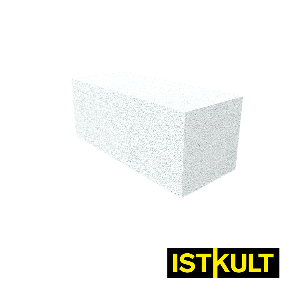 Газобетонный блок ISTKULT D500 B3,5 625х75х250 мм фото 0