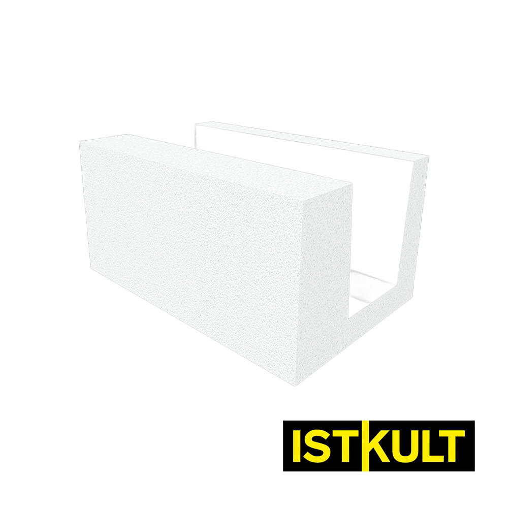 Газобетонный U-блок ISTKULT 625х400х250 мм